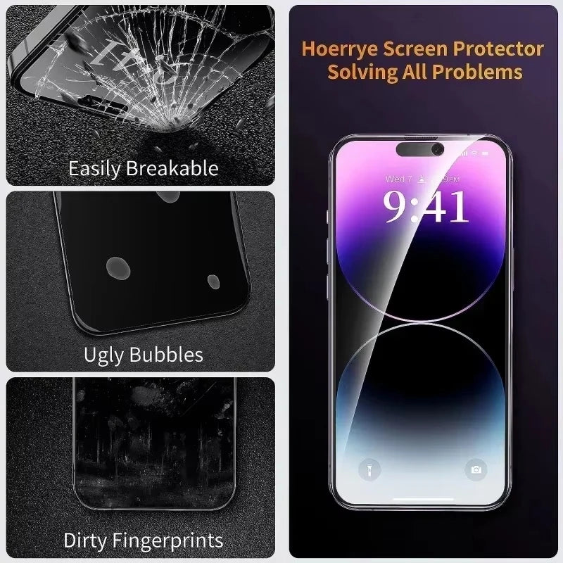 Privacy Screen Protector For iPhone 16 13 15 18 11 12 14 17 Pro Max Air 16e Anti-spy Glass For iPhone 13 12 Mini 7 8 Plus SE…