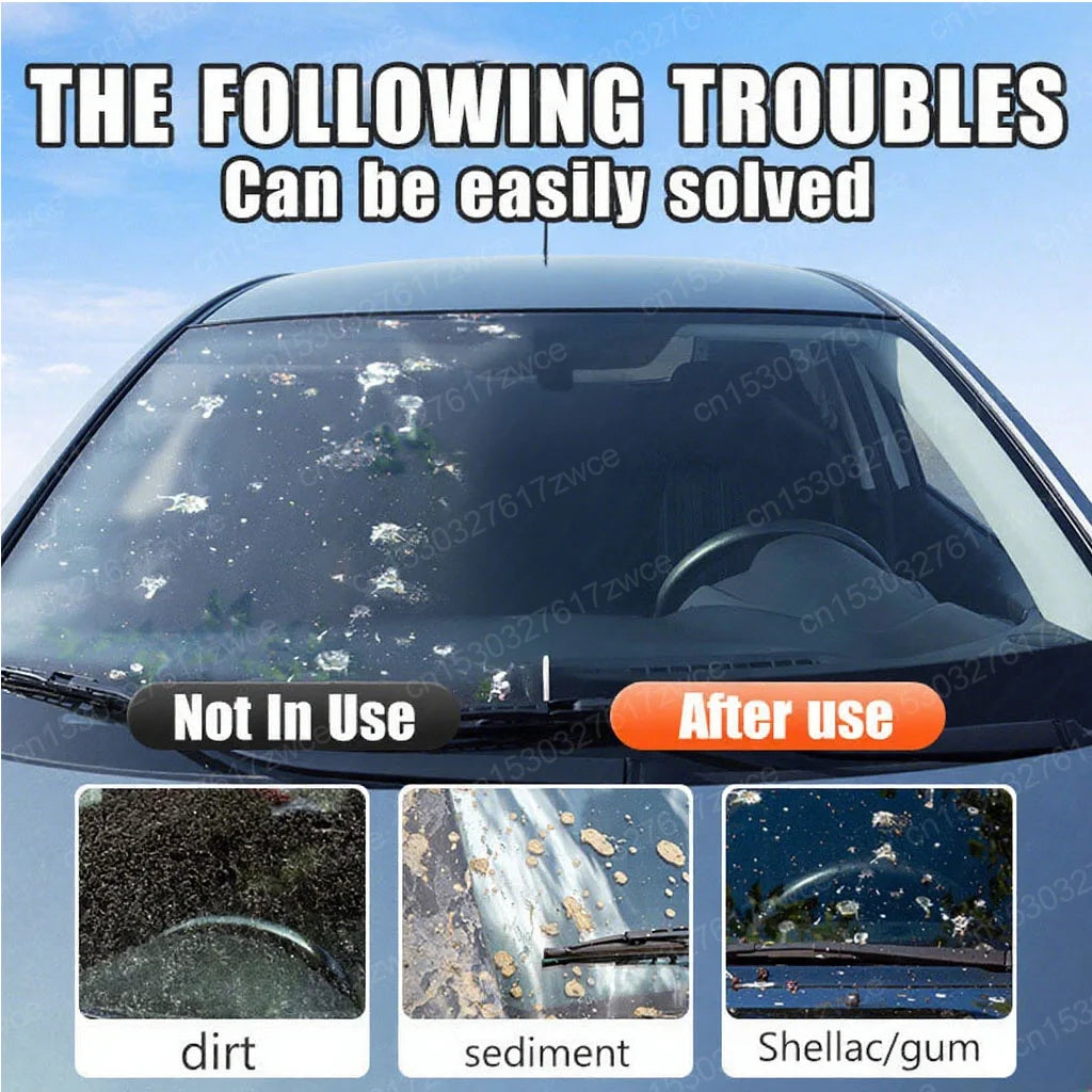 Car Glass Polish Coating Kit for Windshield Oil Film Removal Paste Car Glass Water Repellent Anti Rain Hydrophobic Cleaning…