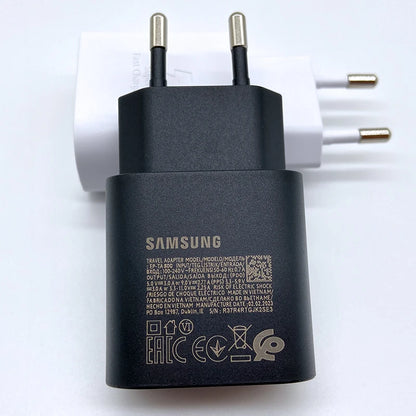 Samsung 25W Super Fast Charger Usb Type C Cargador Adapter For Galaxy S24 S23 S20 S21 S22 Plus A54 A34 Adapter Z Flip Fold 5…