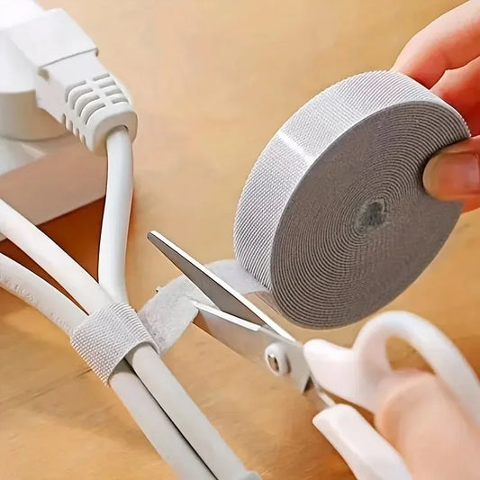 1/5M Cable Organizer Cable Management Wire Winder Tape Earphone Mouse Cord Management Ties Protector For iPhone Xiaomi Samsu…
