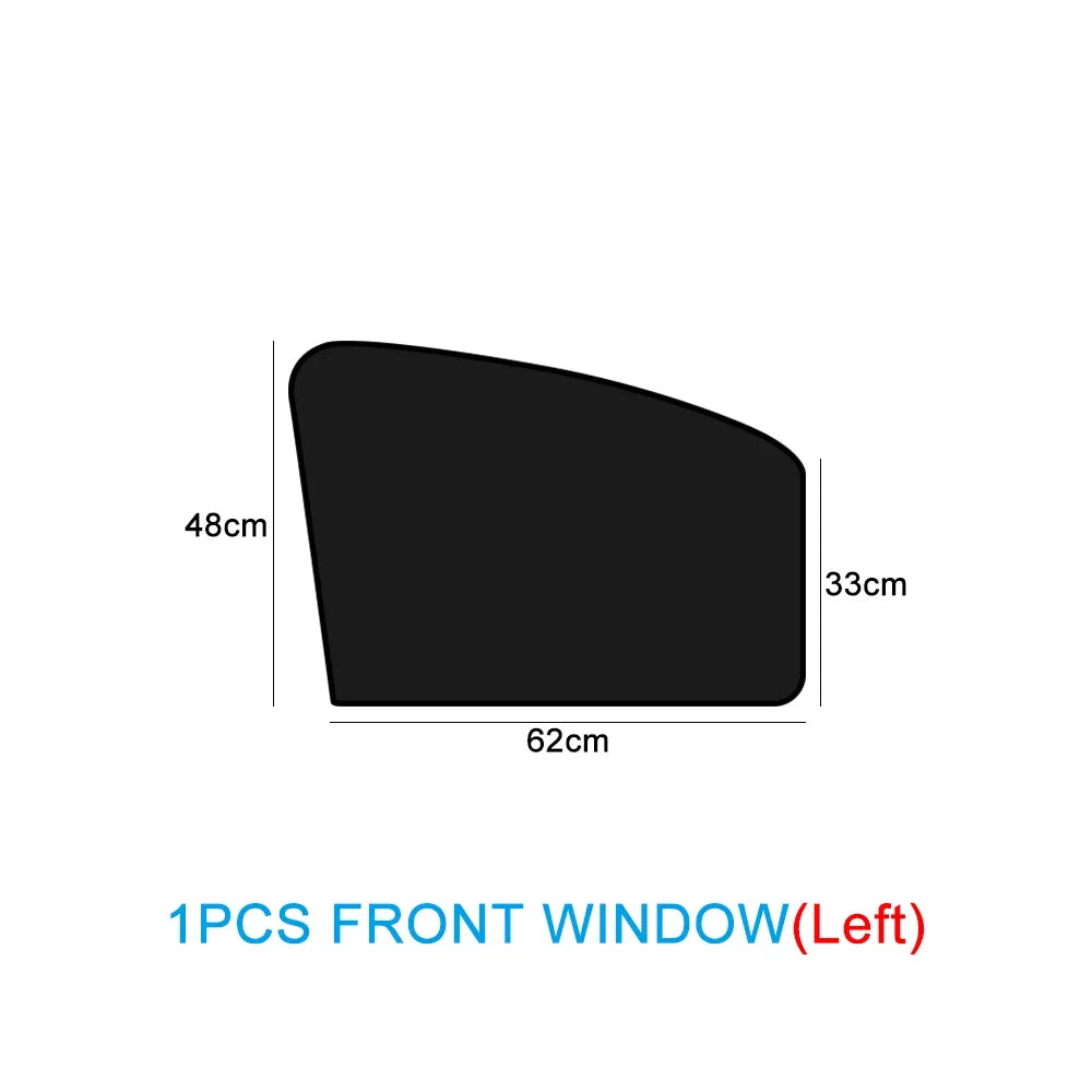 Magnetic Car Sunshade UV Protection Curtains Sun Shield Cover Double Sides Auto Window Sun shade Protector Cover Diy Accesso…