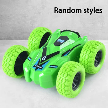 Children's Toy Car Fun Double-Sided Car Inertial Safety Anti-Collision Anti-Fall Kids Model Sliding Off-Road Vehicle - image…