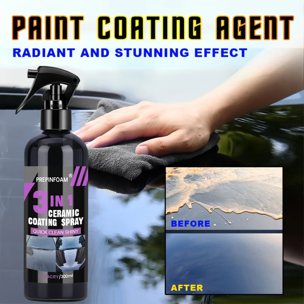 Ultimate Ceramic Coating Spray Coatin Nano Crystal Hydrophobic Layer Polishing Paint Coating Agent Polish Nanos Coatings - i…