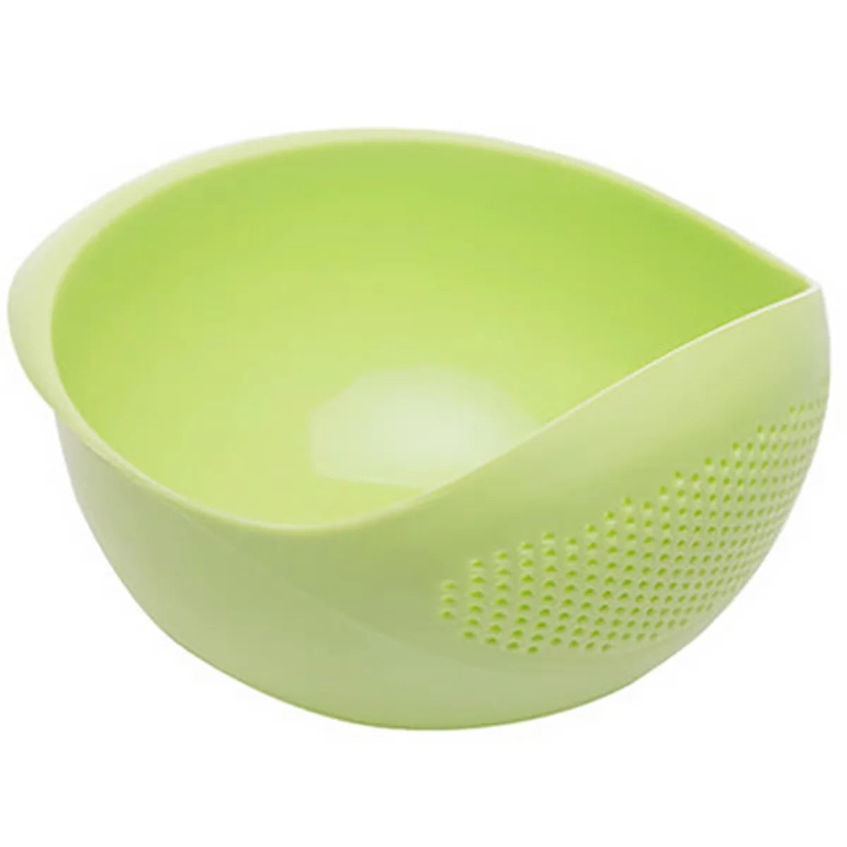1PC-Silicone Colander Rice Bowl Drain Basket Fruit Bowl Washing Drain Basket with Handle Washing Basket Home Kitchen Organiz…