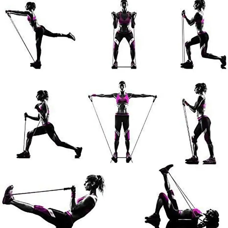 Resistance Bands With Handles, Exercise Bands, Workout Bands With Handles For Men Women, Strength Training Equipment At Home…