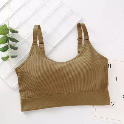 Sexy Underwear Women Gather No Steel Ring Lingerie Bra Tube Top Wrapped Chest Beauty Back Actival Cotton Thin Section Tube T…