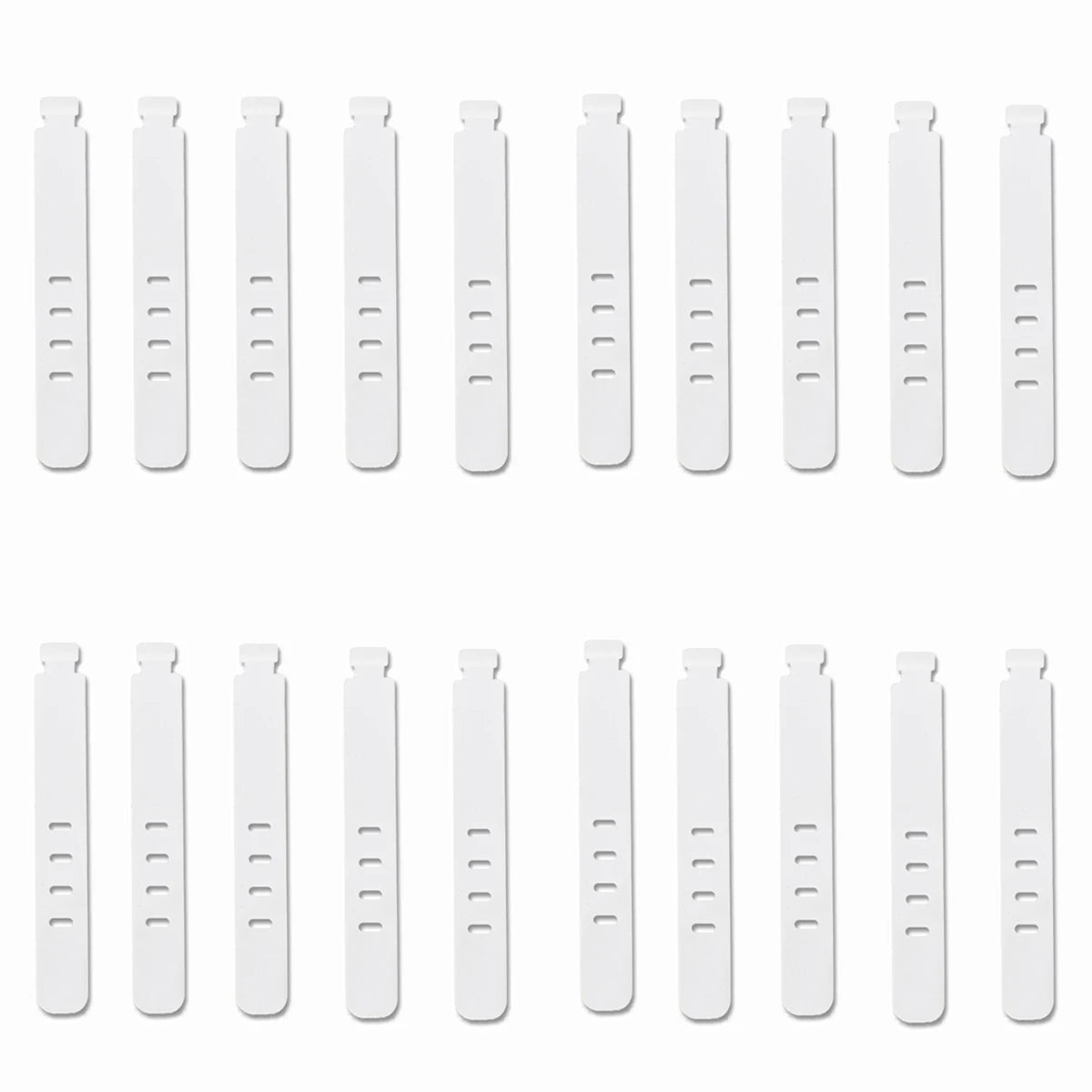 20/12/4PCS Cable Ties Cord Organizer Management Silicone Wire Holder Straps Zip Clips Reusable Tie Wraps Keeperwinder Rubber…