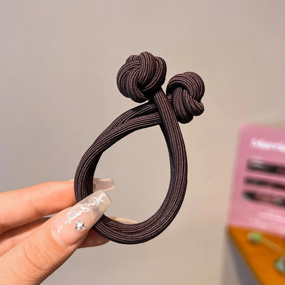 Simplicity Stretch Rubber Hair Ties for Women High Elasticity Fashion Girl Head Rope Scrunchie Hair Accessories - image 14