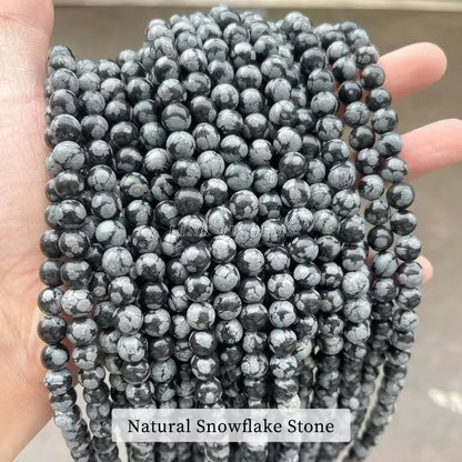 Natural Stone Golden Obsidian Bead Irisation Round Loose Spacer 4 6 8 10 12mm For Jewelry Making Diy Bracelet Necklace Acces…