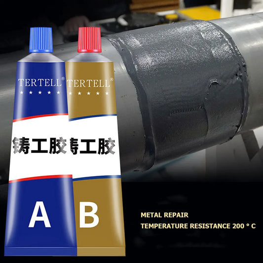 Cold Welding Glue Metal Repair Glue Heat-resistant AB Sealant High-strength Magic Plastic Repair Casting Adhesive Epoxy Resi…