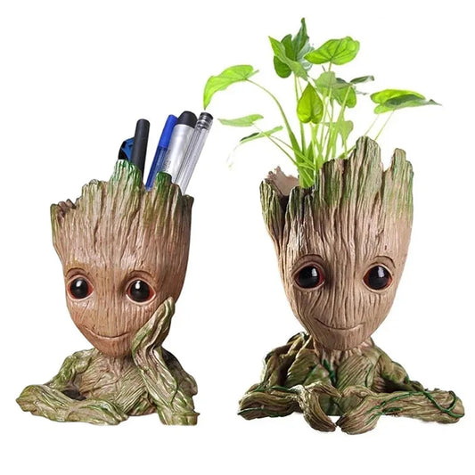 Home Decoration Crafts Miniature Model Office Desktop Display Cartoon Groot Figurines Handicrafts Decor Tree Man Ornament 5C…
