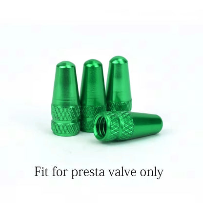 4/8pcs Aluminum Alloy Bicycle Tire FV Valve Cap MTB Road Bike Covered Protector Road MTB Tyre Dustproof Bike Presta Valve -…