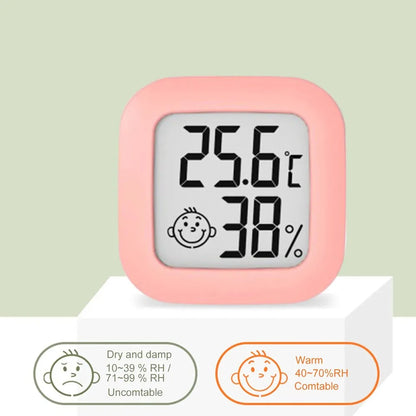 Digital Thermometer Hygrometer Indoor Room Temperature LCD Electronic Humidity Meter Sensor Gauge Weather Station For Home -…