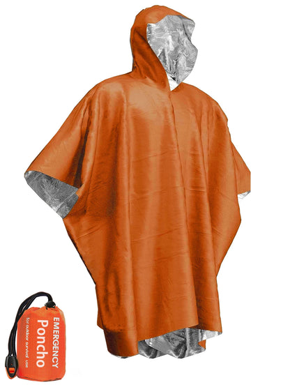 Emergency Waterproof Raincoat Aluminum Film Disposable Poncho Warm Thermal Rainwear Blankets Survival Tools Camping Equipmen…