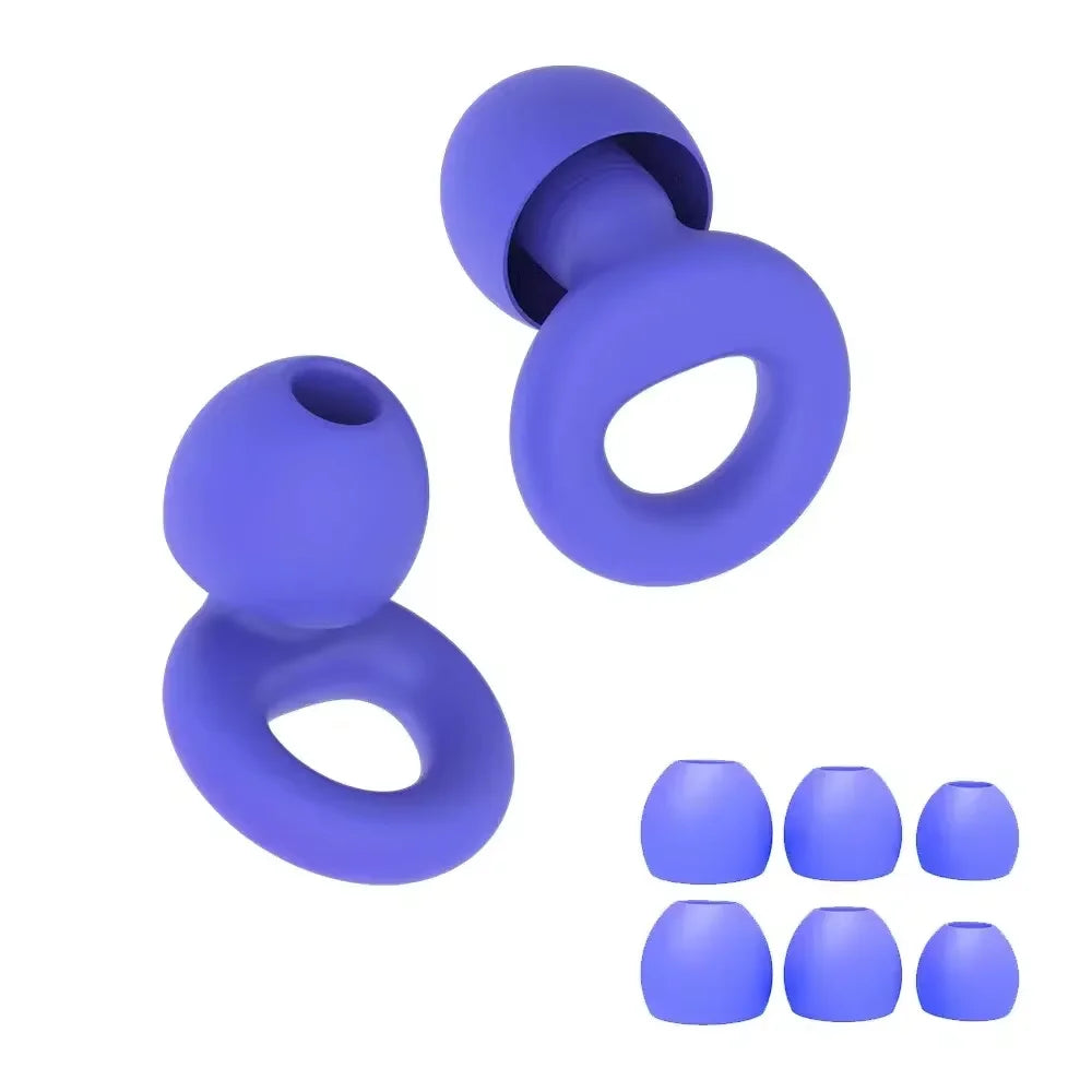 Silicone Earplugs for Swimming Sleep Noise Cancel Noise Reduction-Soundproof Reduce Disturbances -Quality Earplugs - image 7