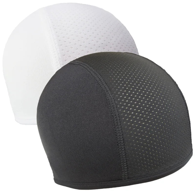 1/2pcs Motorcycle Helmet Inner Cap Hat Quick Dry Breathable Hat Racing Cap Under Helmet Beanie Cap Motocross Motor Helmet Ha…