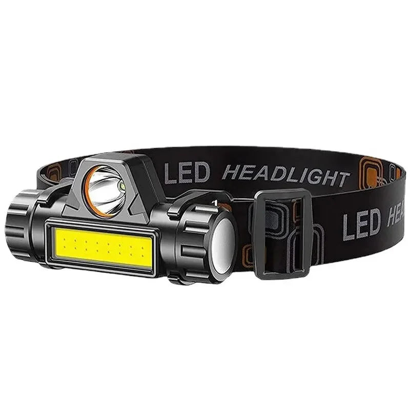 Rechargeable COB LED USB Headlamp Strong Magnetic Powerful Headlight Super Bright Waterproof Head Torch For Outdoor Fishing…