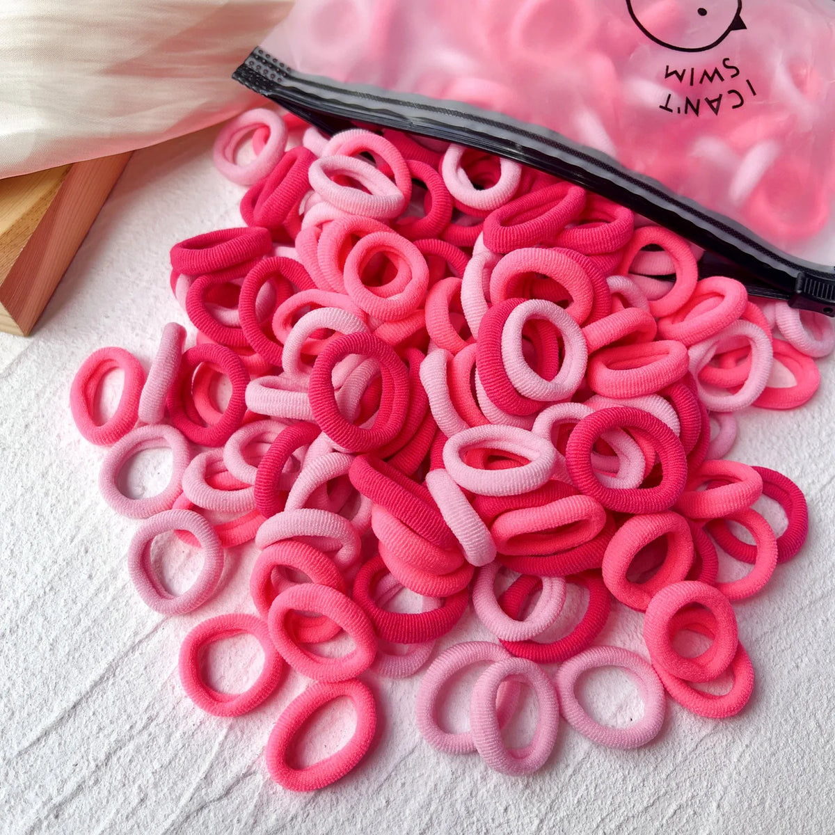 20/50pcs Kids Elastic Hair Bands Girls Sweets Scrunchie Rubber Band for Children Hair Ties Clips Headband Baby Hair Accessor…