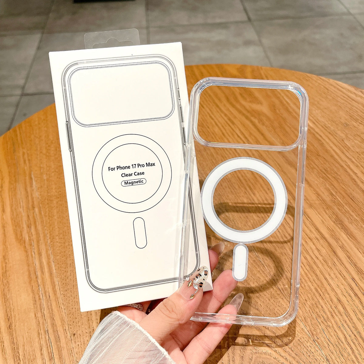 Original For Magsafe Magnetic Wireless Charging Case For iPhone 17 Air 16 15 14 13 12 11 Pro Max 17 Plus Mini Clear Back Cov…