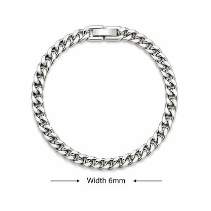 Stainless Steel Braided Double Row Front and Rear Fish Scale Alloy Magnetic Buckle Bracelet with Keel Jewelry New Model - im…