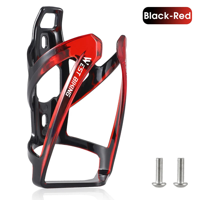 WEST BIKING Bicycle Water Bottle Cage Colorful Gradient Cycling Bottle Holder Ultralight MTB Road Bike Water Bottle Bracket…