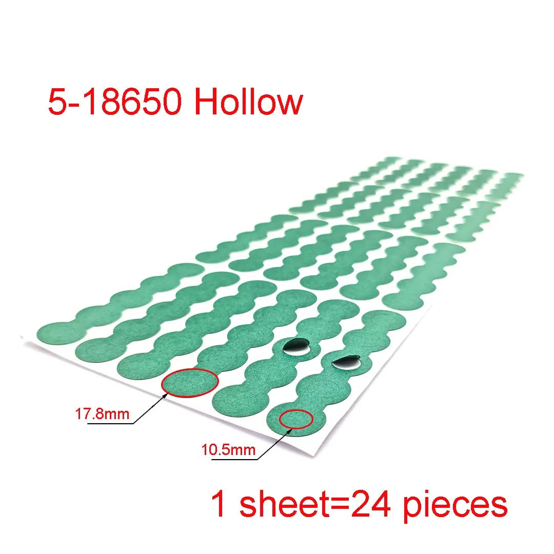 18650 21700 32650 Li-ion Battery Insulation Gasket Barley Paper Battery Pack Cell Insulating Glue Patch Electrode Insulated…