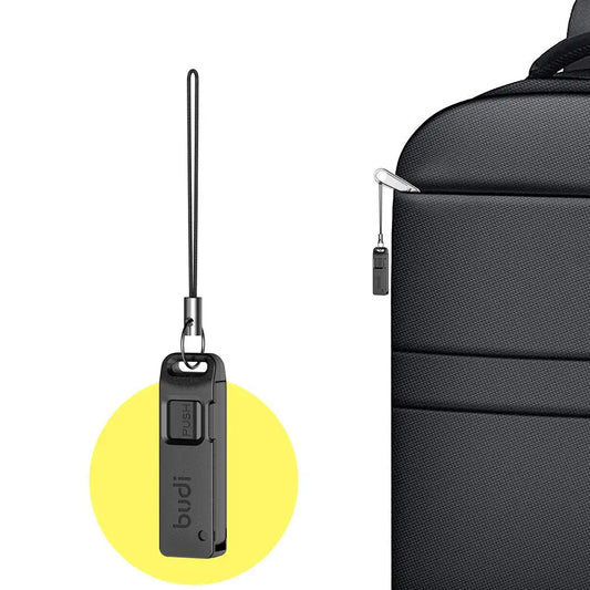 BUDI Anti-Lost Sim Card Eject Pin Needle Plastic Storage Box Mobile Phone Steel Ejector Pin SIM TF Card Tray Opener Keyring…