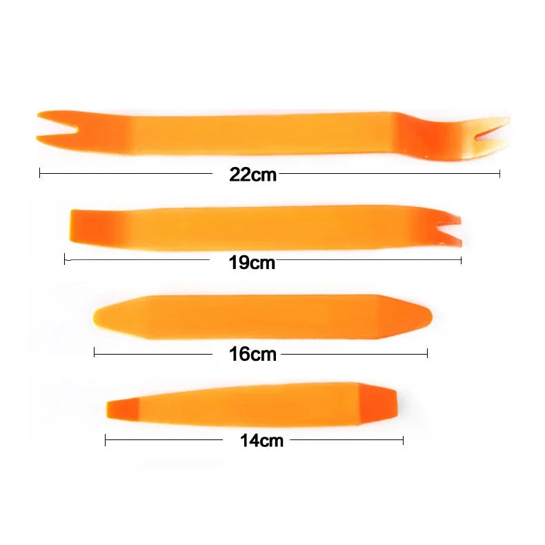 4/1pcs Car Door Clip Car Disassembly Tools Set DVD Stereo Refit Kits Interior Plastic Trim Panel Dashboard Removal Tool - im…