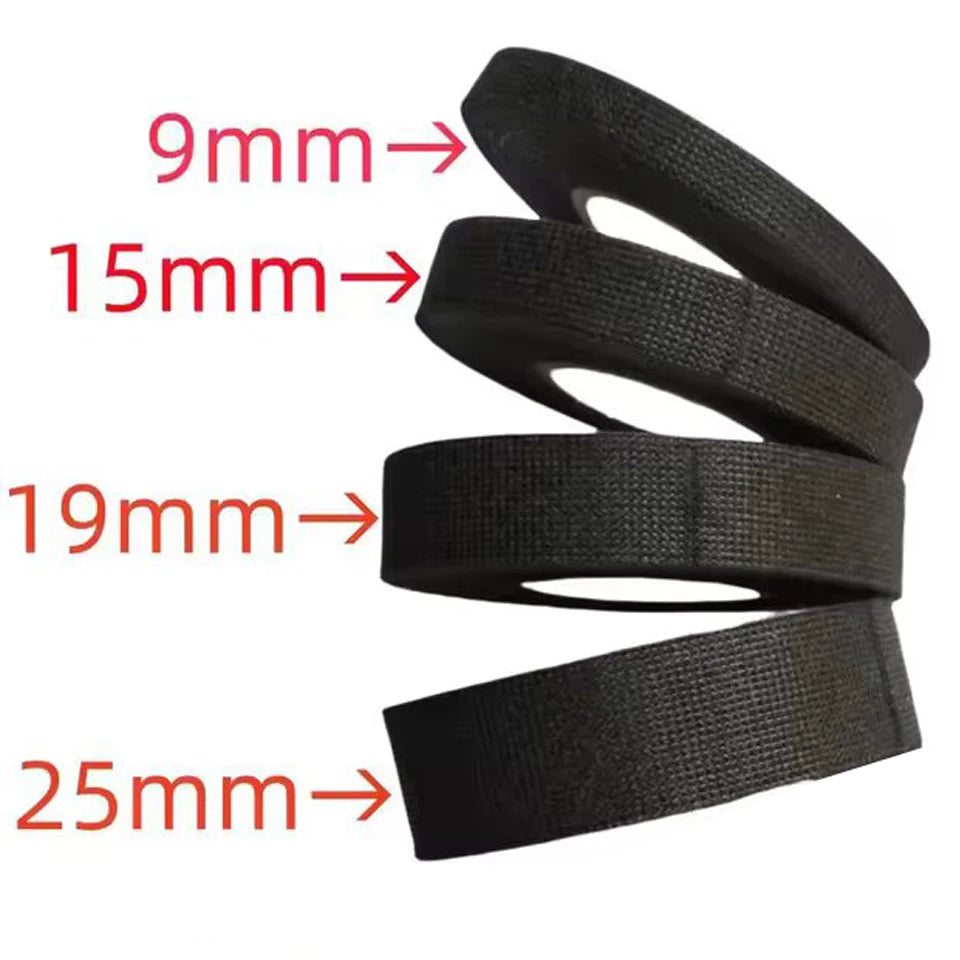 15 Meter Heat-resistant Flame Retardant Tape Coroplast Adhesive Cloth Tape For Car Cable Harness Wiring Loom Protection - im…