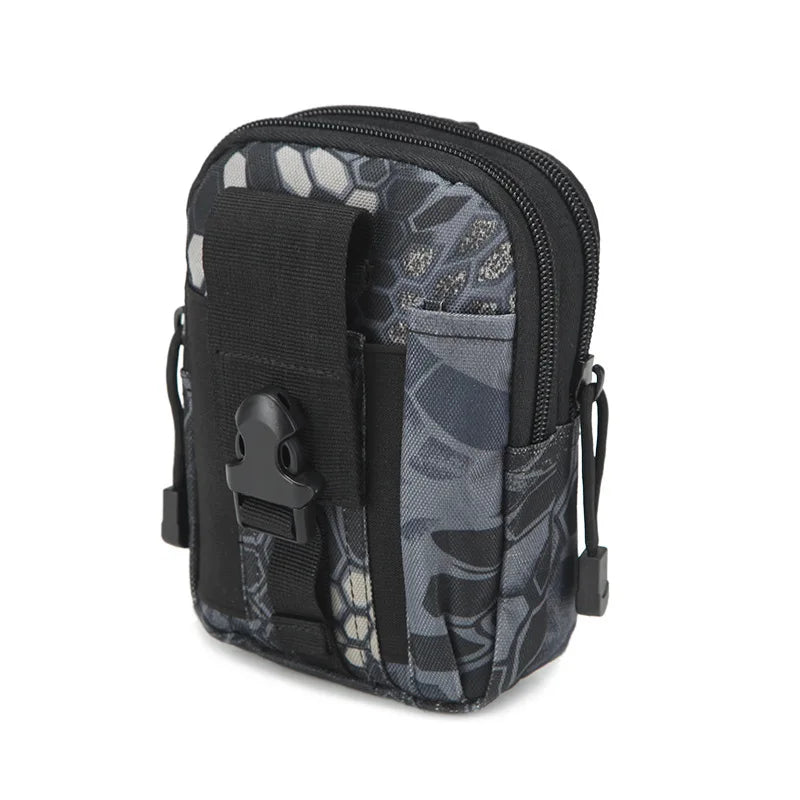 Molle Pouch Belt Waist Pack Men Small Pocket Survival Tool Bag for Running Travel Camping Hunting Airsoft - image 15