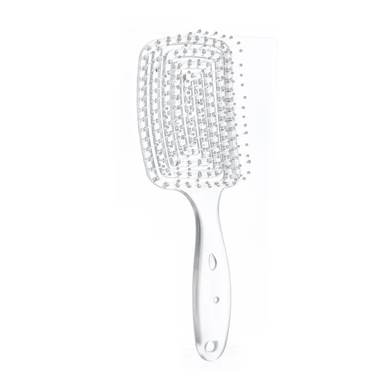 WANMEI Volumizing Detangling Hair Massage comb Hair Massage Comb with Hollowed-Out Design hair styling tools for real hair w…