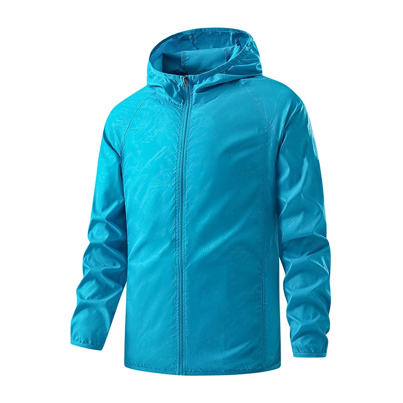 LNGXO Waterproof Hiking Jackets for Men and Women Sun Protection Windbreaker Camping Climbing Rain Coat Unisex Portable Clot…