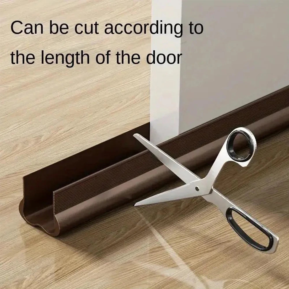 Flexible Door Bottom Sealing Strip Door Gap Soundproofing Wind and Dust Proof Weather Strip Under Door Draft Stopper Tape -…
