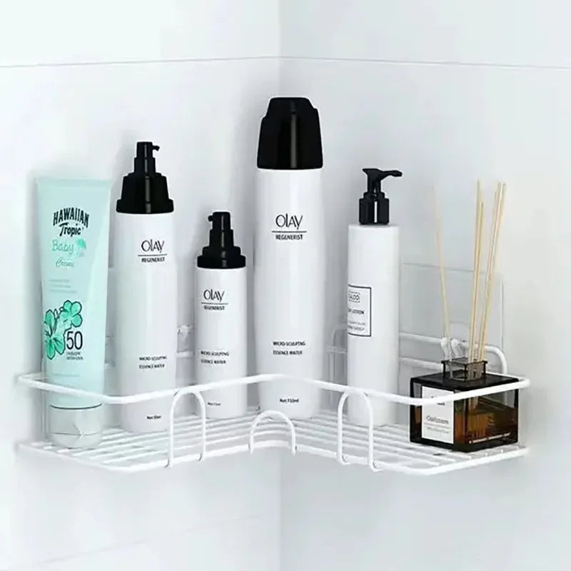 Bathroom Supplies Floating Wall Shelf Metal Organizer Cart Bathroom Shower Curtain Kitchen Storage Organizers Chest of Drawe…