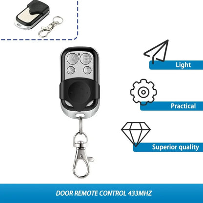 Universal 4 Buttons Garage Door Opener Remote Control 433MHZ Clone Fixed Learning Rolling Code Duplicator Garage - image 6
