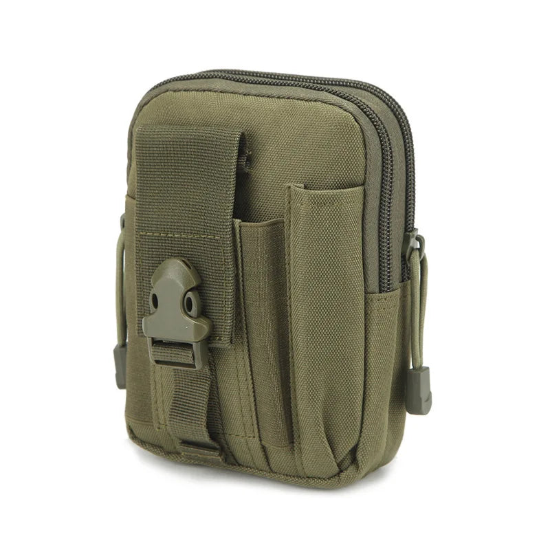 Molle Pouch Belt Waist Pack Men Small Pocket Survival Tool Bag for Running Travel Camping Hunting Airsoft - image 9