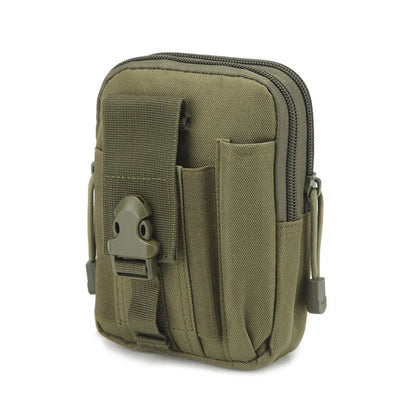 Molle Pouch Belt Waist Pack Men Small Pocket Survival Tool Bag for Running Travel Camping Hunting Airsoft - image 9