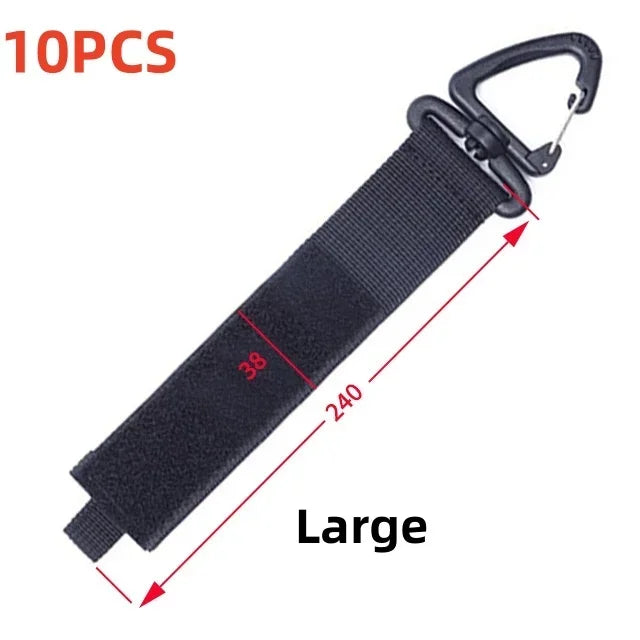 Cord Organizer Holder with Rotate Buckle Wire Manager Power Cord Management Nylon Heavy Cord Storage Straps for Cables Hoses…