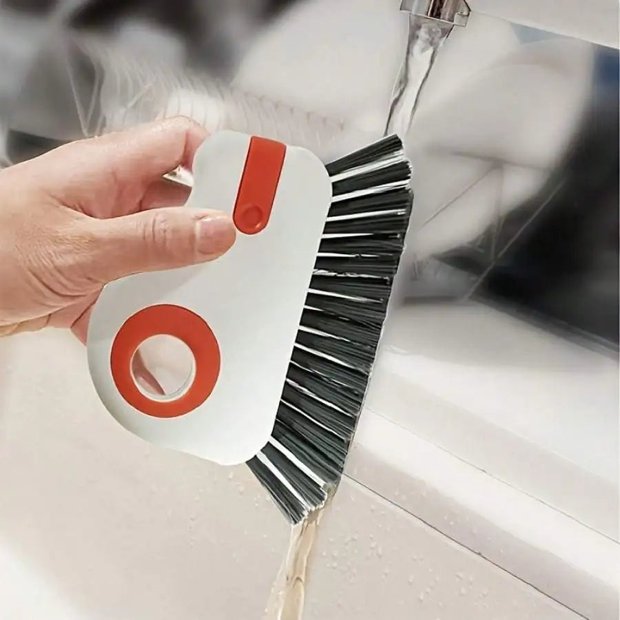 2-in-1 Detachable Window Track Cleaning Brush - Easy-Grip, Efficient Glass Corner & Sill Cleaning Tool for Doors & Windows -…