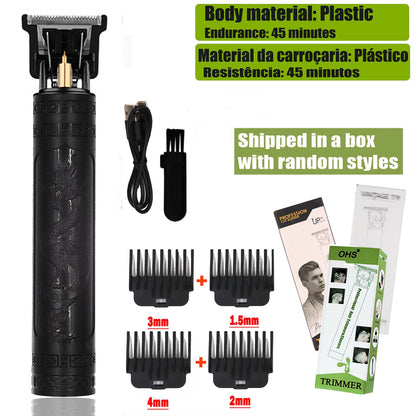 T9 Hair Clipper Repair Beard Shaving Body Hair Trimmer Clippers Electric Machine Men Haircut Machine 0mm Barber Shaver - ima…