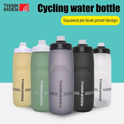 ThinkRider 620ml/750ml Bicycle Bottle MTB Road Bike Water Bottle Outdoor Sports Plastic Portable Large Capacity Drink Cyclin…