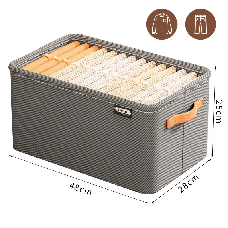 Thicken Clothes Organizer Pants Sweater Storage Cabinets Drawers Organizer Jeans Storage Box Wardrobe Clothes Storage Organi…