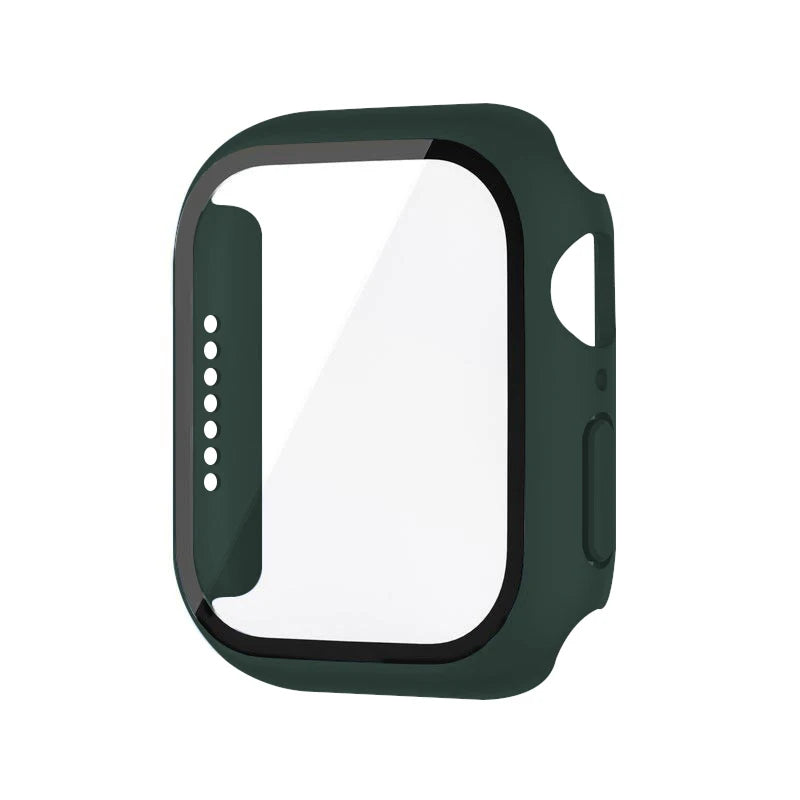Tempered Glass+Case For Apple Watch 38mm 40mm 41mm 42mm 44mm 45mm 46mm Screen Protector Protective Cover iWatch 10 8 7 9 6 S…
