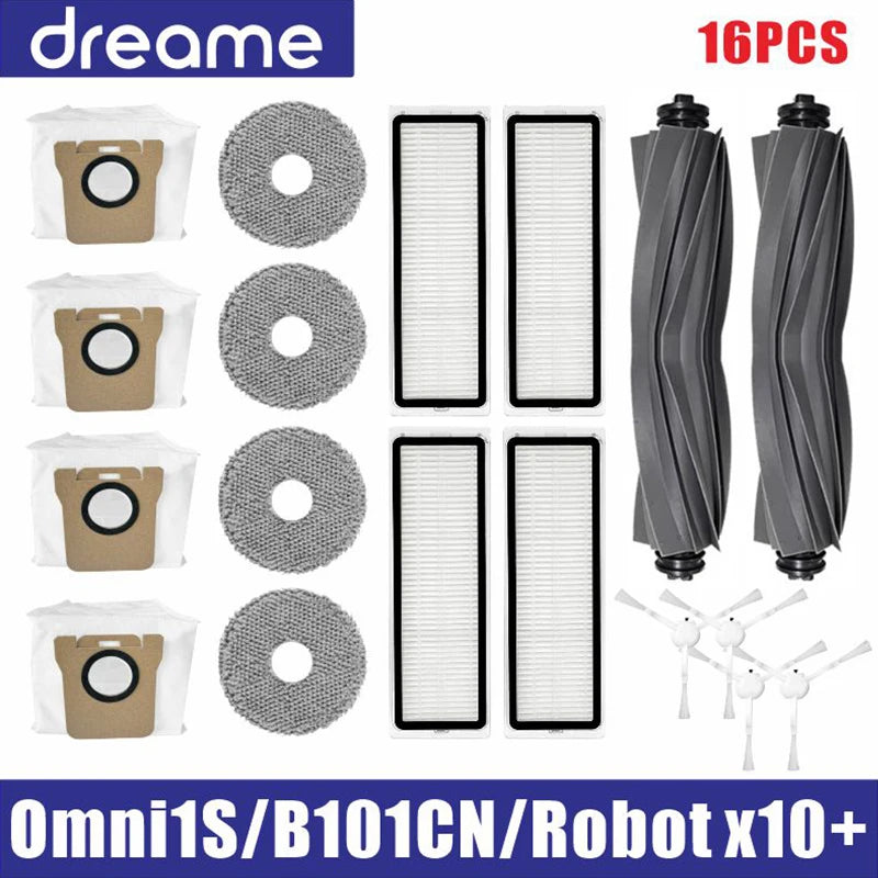Dreame L10s Ultra / S10 Pro Accessories Mijia Omni 1S B101CN Robot X10+ Vacuum Main Side Brush Filter Mop Parts - image 18