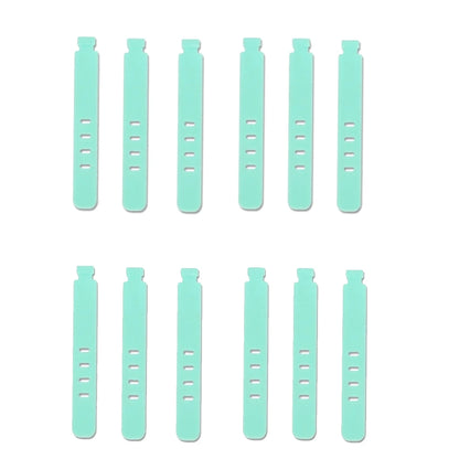20/12/4PCS Cable Ties Cord Organizer Management Silicone Wire Holder Straps Zip Clips Reusable Tie Wraps Keeperwinder Rubber…