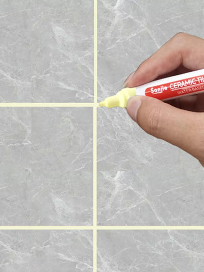 1/5/10/30PC Ceramic tile bathroom wall floor tile gap color repair anti-mildew waterproof whiteboard color repair pen - imag…