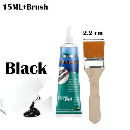 Liquid Waterproof Electrical Tape Epoxy Resin Black Glue Quick Drying Sealant For Wires And Cables Home Use Fix Line Glue -…