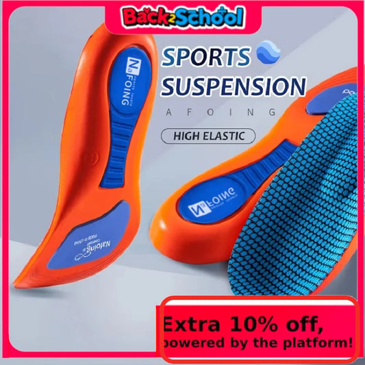 Sport Orthopedic Insoles for Feet Men Women EVA Breathable Shock Absorption Shoes Insole for Running Basketball Sport Care P…