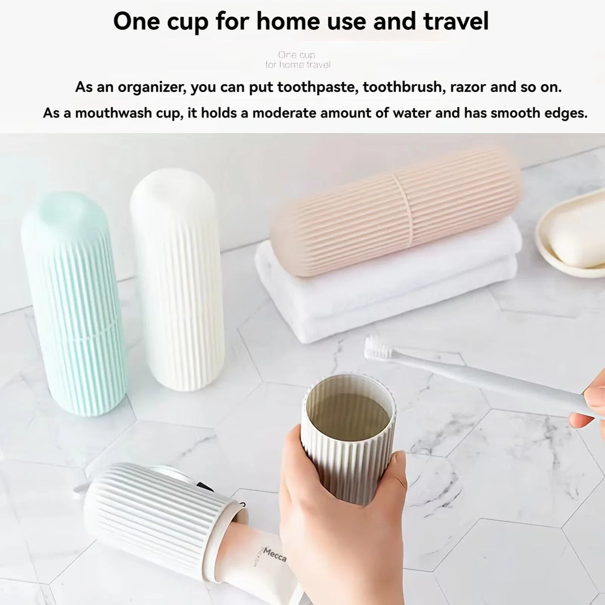 Portable Toothpaste Toothbrush Protect Holder Case Travel Camping Storage Box Protect Toothbrush Toothpaste from Dirt and Da…
