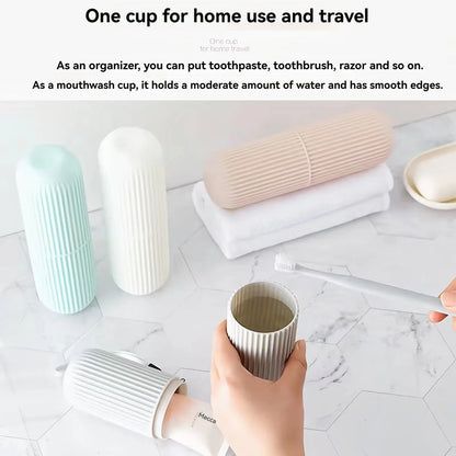 Portable Toothpaste Toothbrush Protect Holder Case Travel Camping Storage Box Protect Toothbrush Toothpaste from Dirt and Da…